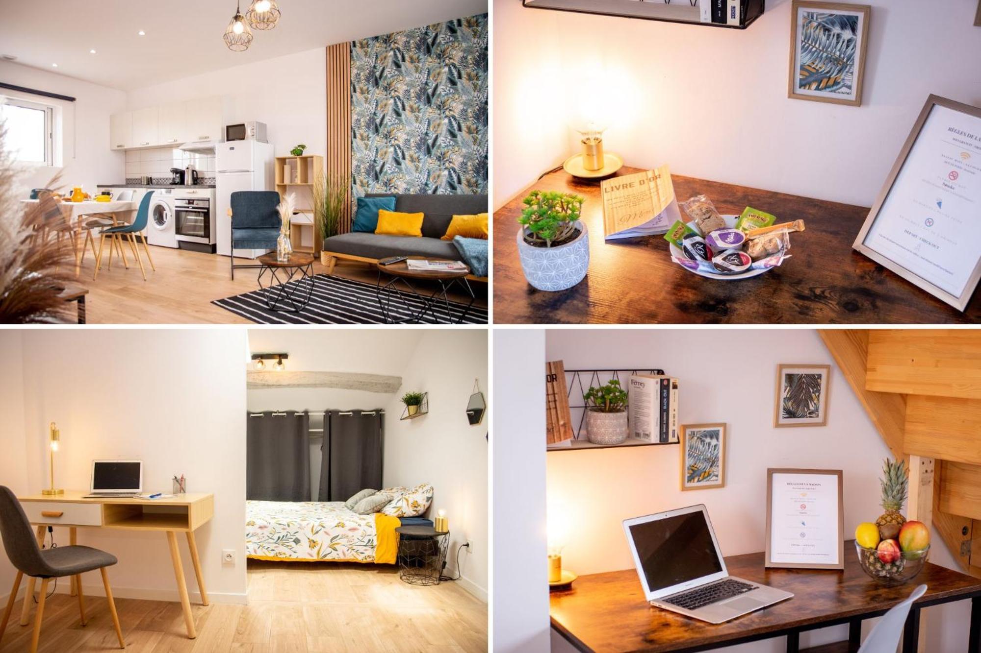 Duplex Cocoon - 10 Min De Blaye - 20 Min Cnpe - Wifi - Tv Hd Apartment Saint-Seurin-de-Cursac Ngoại thất bức ảnh
